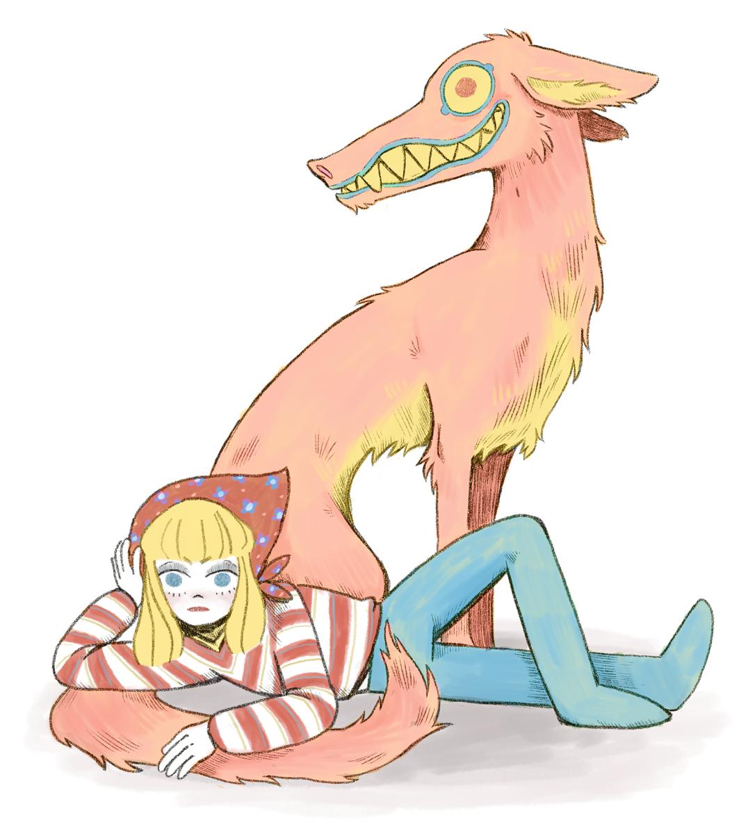 插画师hana美食插画,hannahjesus手绘插画