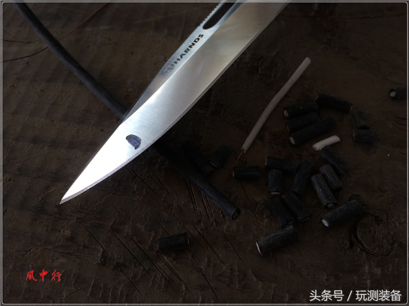 悍迪HARNDS双子星橙色柄户外*刀折**评测