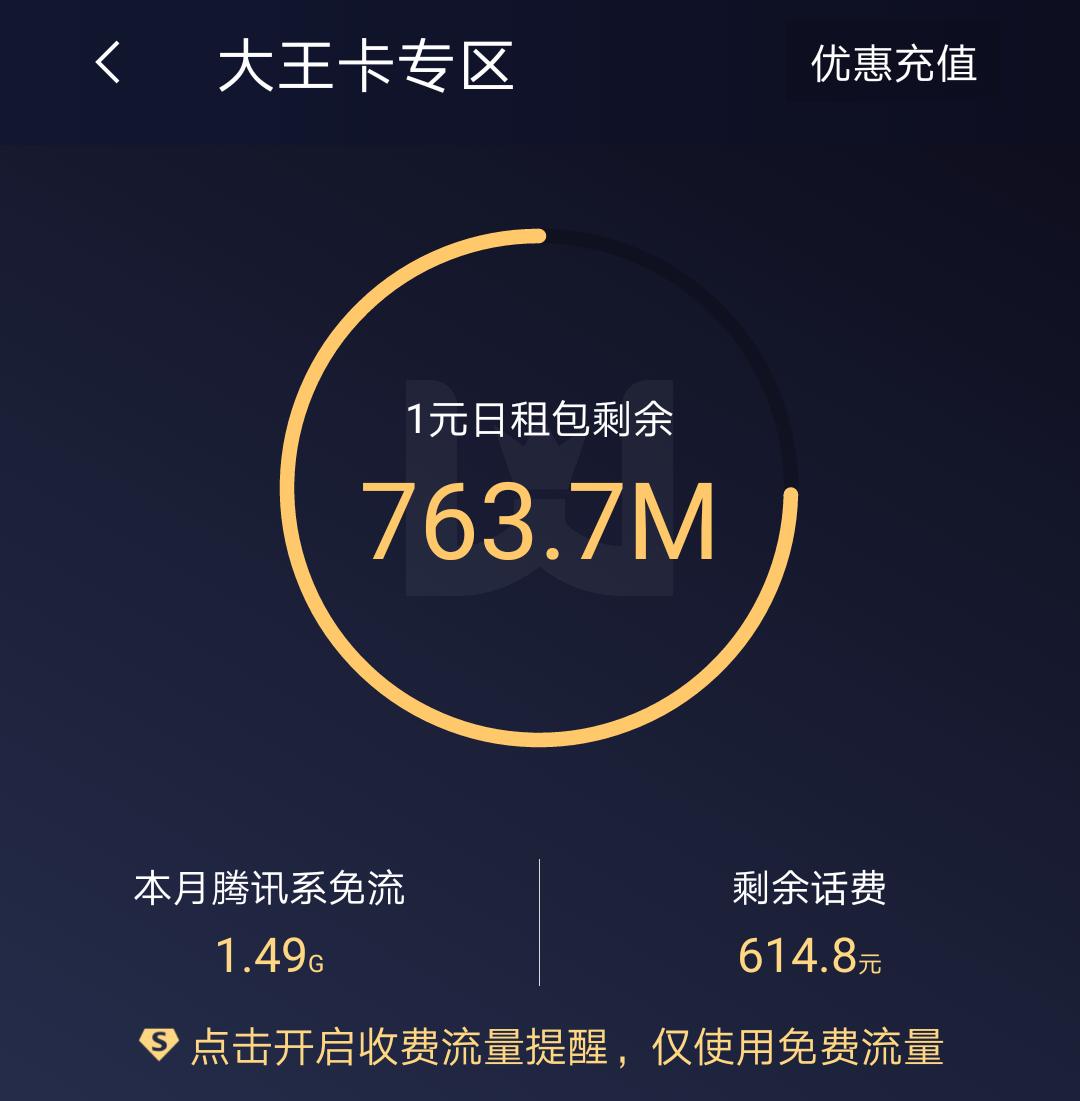 腾讯大王卡超流量怎么收费,腾讯大王卡流量包月租费50元