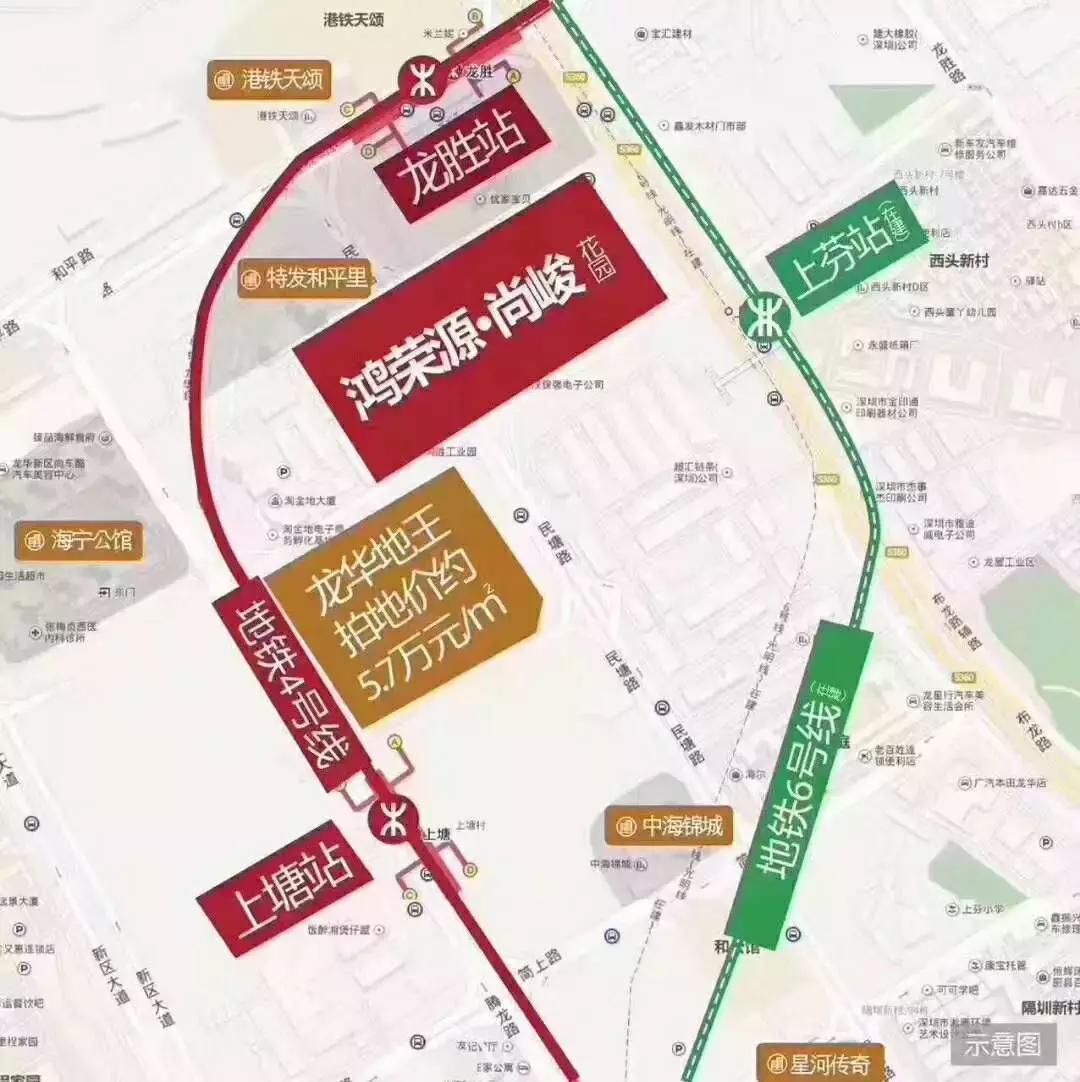 深圳龙华鸿荣源尚峻户型,龙华鸿荣源尚峻二手房价