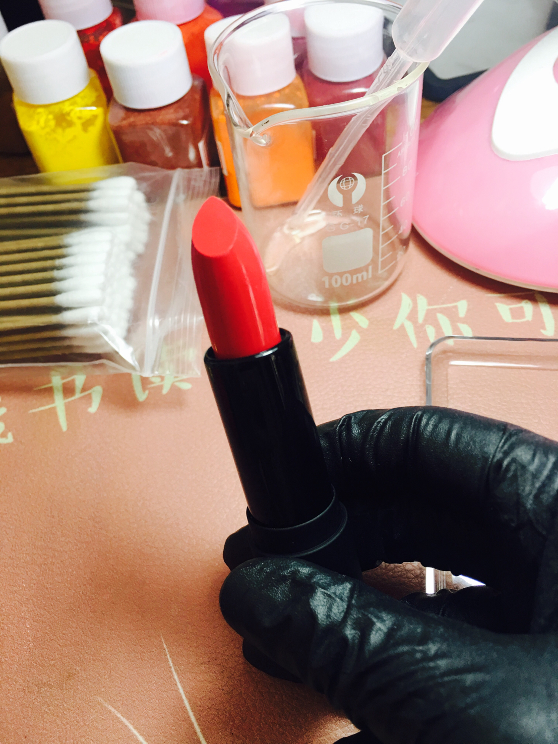 手工果冻口红制作,教程手工口红