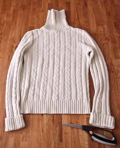 无袖旧毛衫改造大全图,旧毛衣改造100种方法