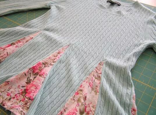 无袖旧毛衫改造大全图,旧毛衣改造100种方法