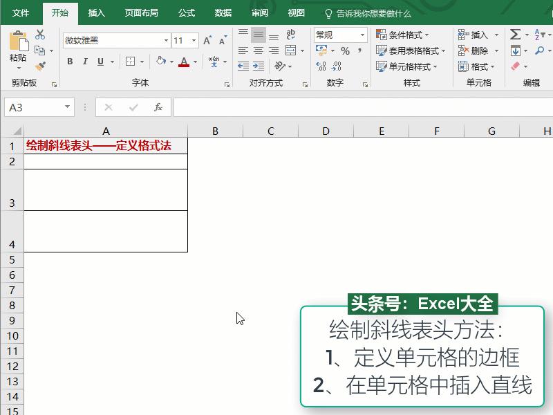 wpsexcel单元格怎么画斜线表头,excel表格里怎么画三个斜线表头