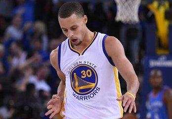 库里投篮三分球绝杀,库里一投一帽