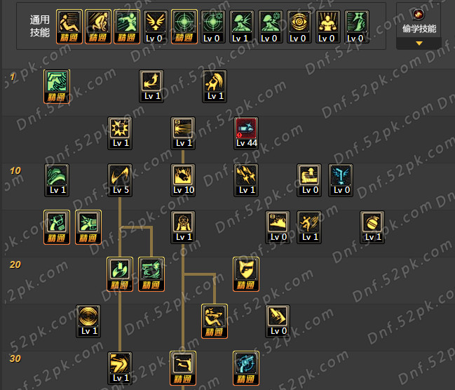 dnf女漫游刷图技能,dnf女漫游刷图教学