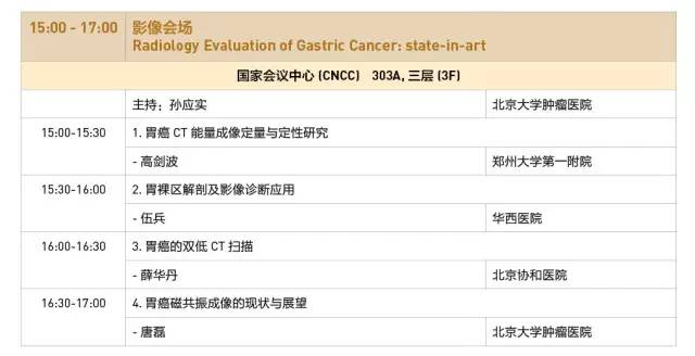 第十三届全国青光眼学术会议,第十八届全国胃癌学术会议