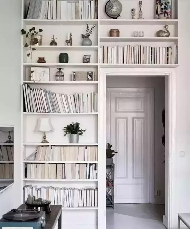 怎么收纳大量书籍,收纳间和简易书房一体设计