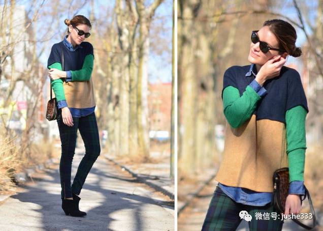 小个子牛仔衬衫的穿法,万能单品白衬衫的n种穿法