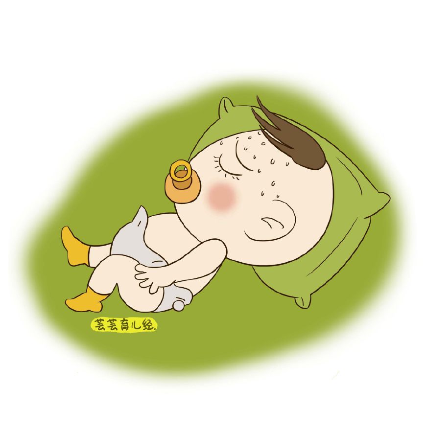 宝宝突然头上好多汗是生病了吗,宝宝病理性多汗的症状及表现