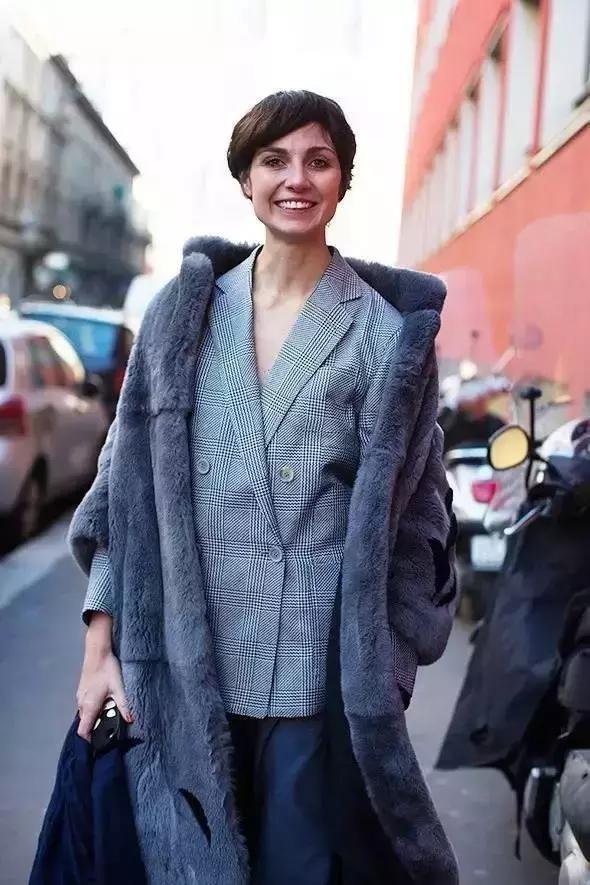 格纹怎么穿显瘦,韩式格纹怎么穿