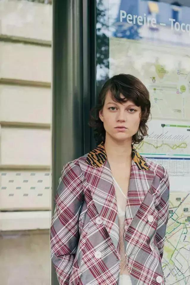 格纹怎么穿显瘦,韩式格纹怎么穿