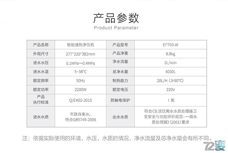 艾肯家用直饮净水器,无需插电净水机测评