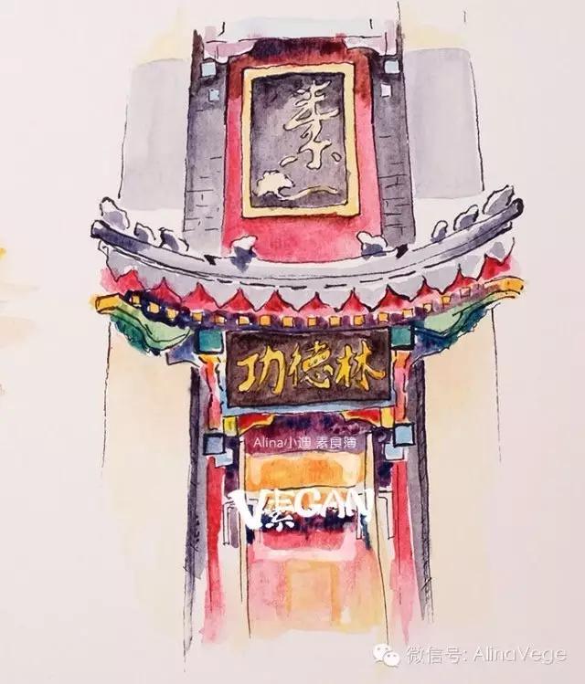 这姑娘手绘的京城美食地图，九成餐厅你没去过