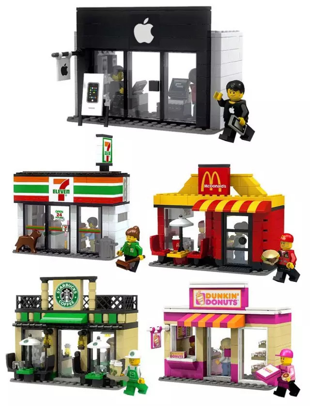 乐高有意思的作品,乐高的一些好玩的东西