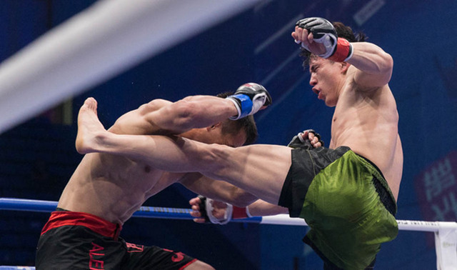 昆仑决经典二番战：王伟豪踢碎护裆，死神复仇魔头