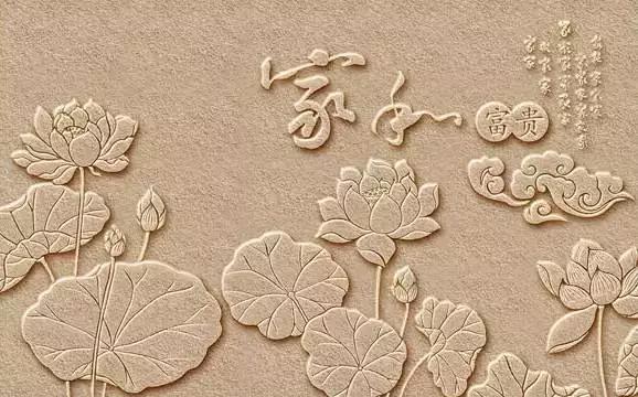 砂岩背景墙效果图大全,中式砂岩浮雕墙