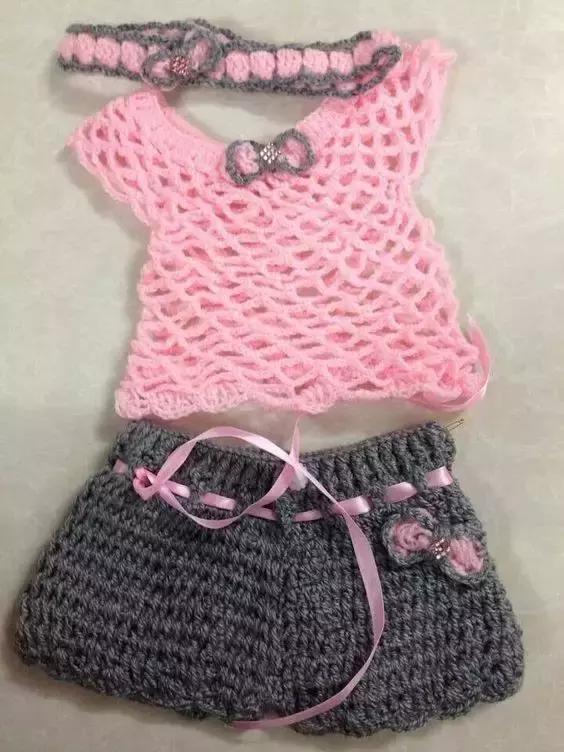 编织可爱的宝宝衣,可爱宝宝的钩针衣服