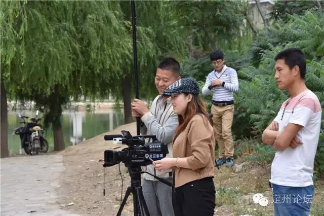 帅哥美女云集，定州论坛微电影开拍啦！