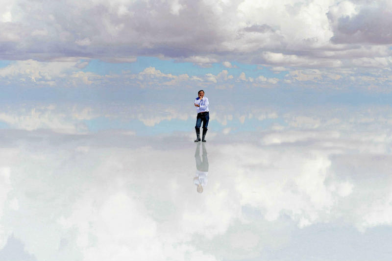 玻利维亚乌尤尼天空之镜视频,天空之镜玻利维亚