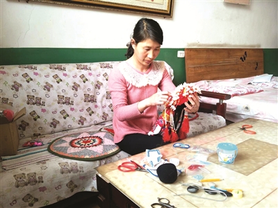 巧手绣出美丽生活,巧手织出致富花教程