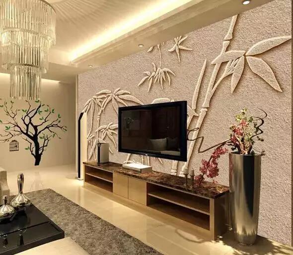 砂岩背景墙效果图大全,中式砂岩浮雕墙