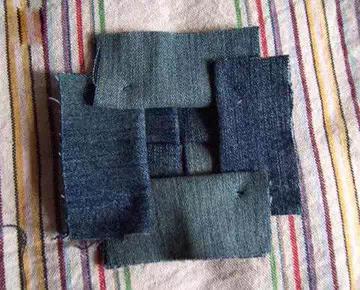 用旧牛仔裤做好看的挂墙收纳袋,旧牛仔裤改造车载收纳袋