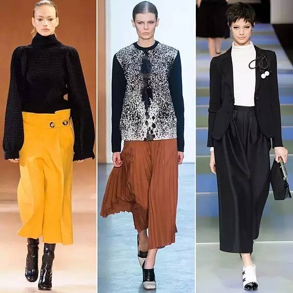 裙裤阔腿裤夏季搭配,阔腿裤穿搭时尚女装图片夏季