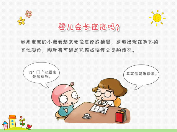 宝宝长粉刺样的颗粒,宝宝长粉刺怎么回事