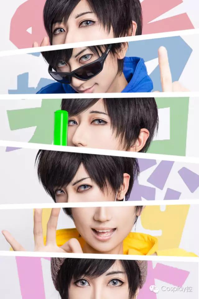 一人六役阿松，sox手势！这是什么我一点也不懂！