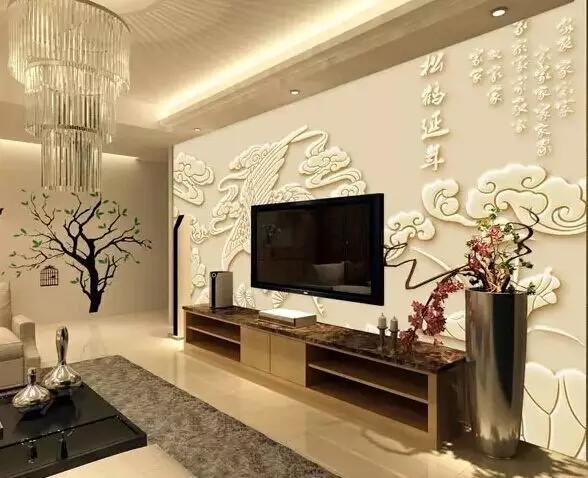 砂岩背景墙效果图大全,中式砂岩浮雕墙