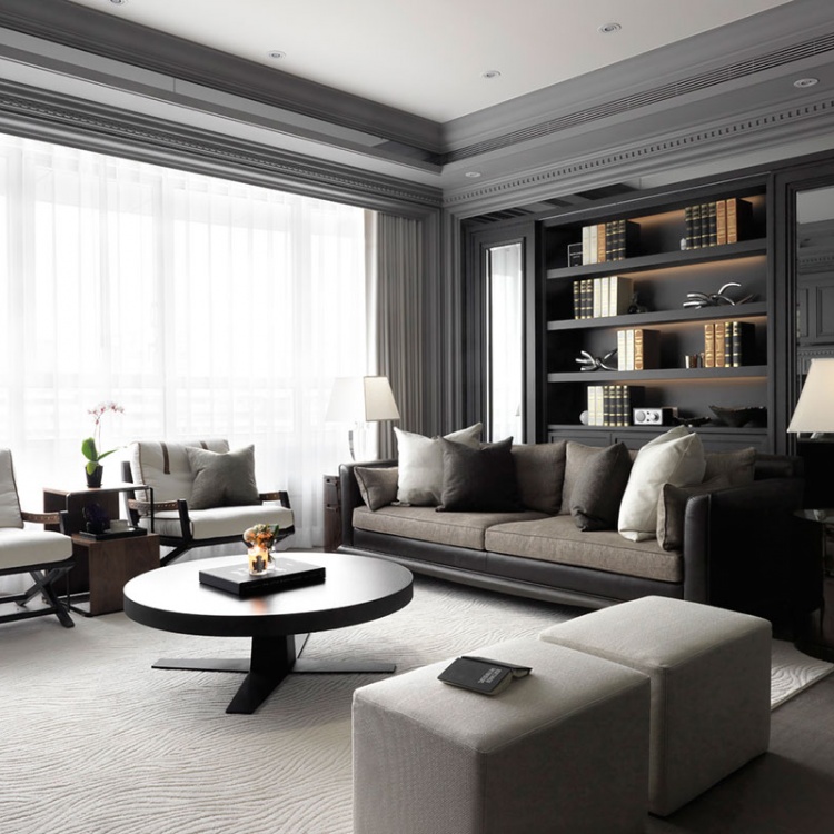 石膏线已经贴完了怎么安装柜子,电视背景墙石膏线的正确安装方法