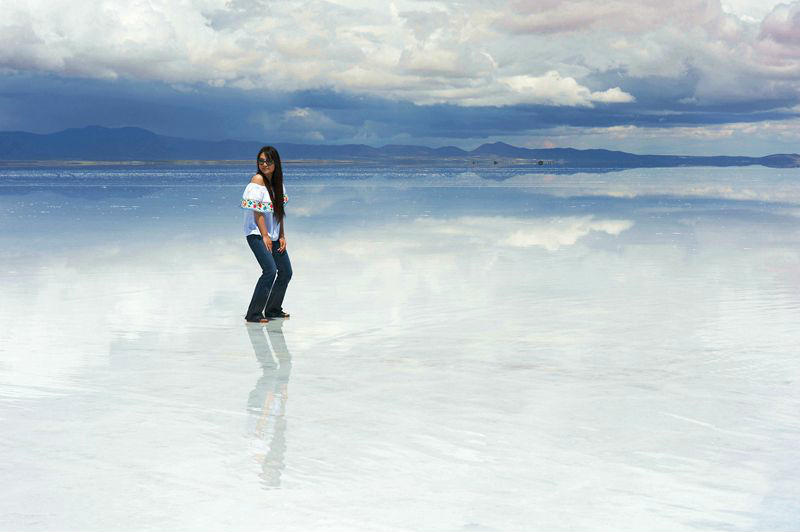 玻利维亚乌尤尼天空之镜视频,天空之镜玻利维亚