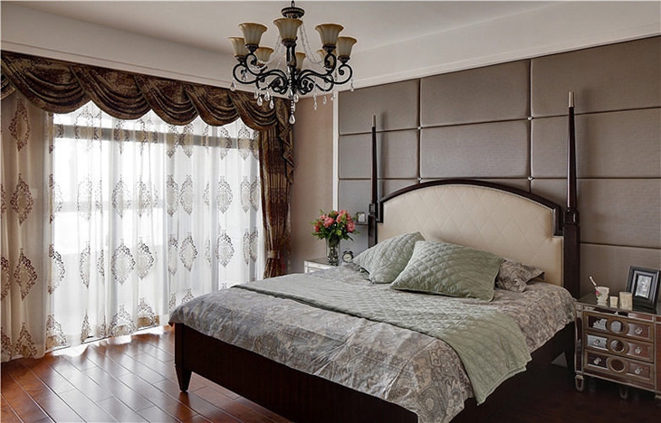 床头背景软包效果图大全,床头软包颜色搭配效果图