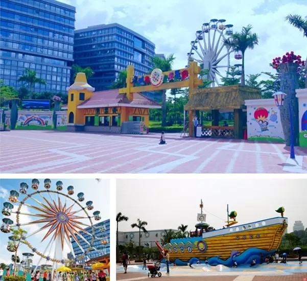 深圳大沙河生态长廊儿童乐园,深圳罗湖宝能环球汇儿童乐园