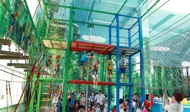 深圳大沙河生态长廊儿童乐园,深圳罗湖宝能环球汇儿童乐园