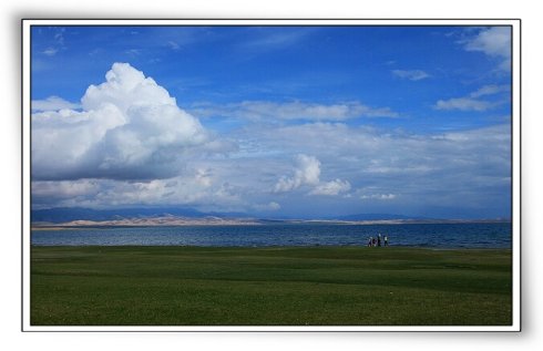 波澜壮阔青海湖,水天一色的青海湖