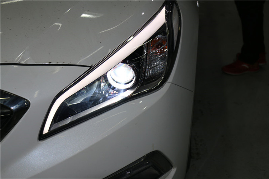 索纳塔九后雾灯led改装,索纳塔9车灯怎样换
