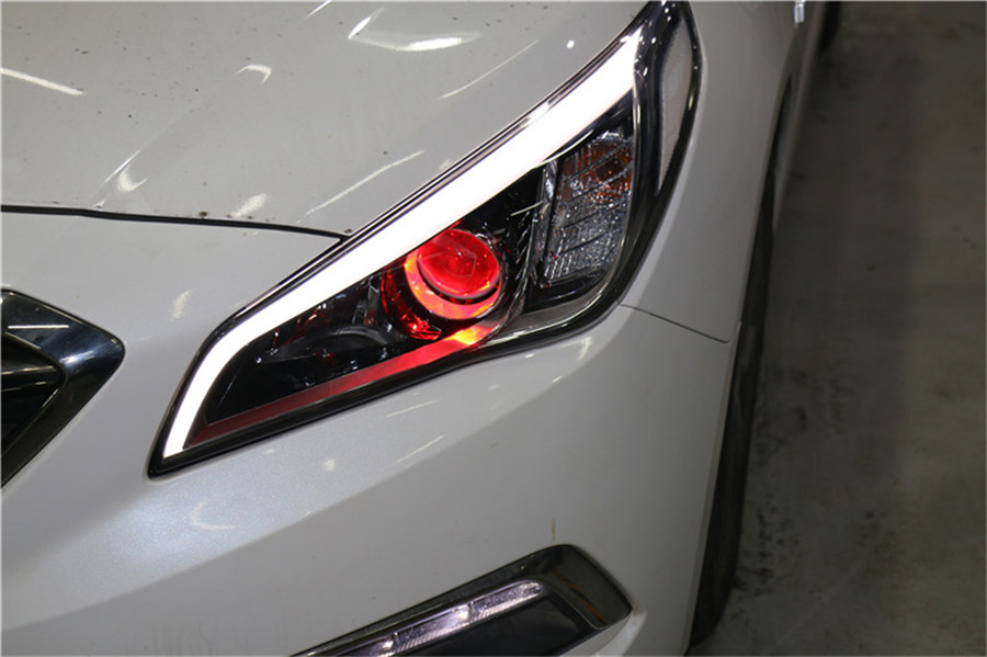 索纳塔九后雾灯led改装,索纳塔9车灯怎样换