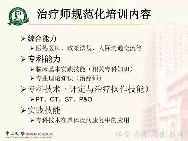 燕铁斌教授-物理治疗师规范化培训的思考