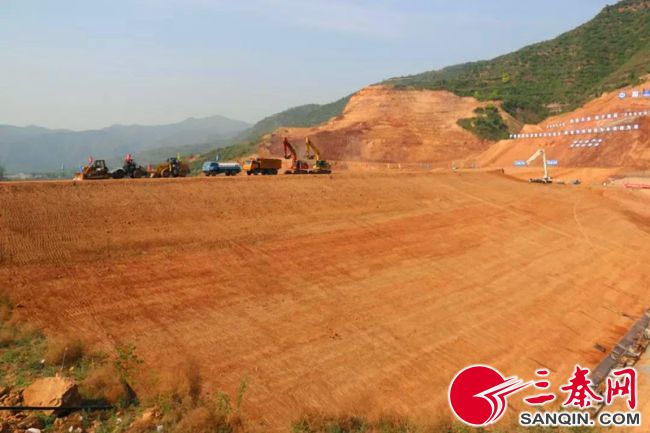 陕西韩城水库建设,韩城封顶