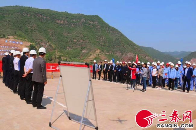 陕西韩城水库建设,韩城封顶