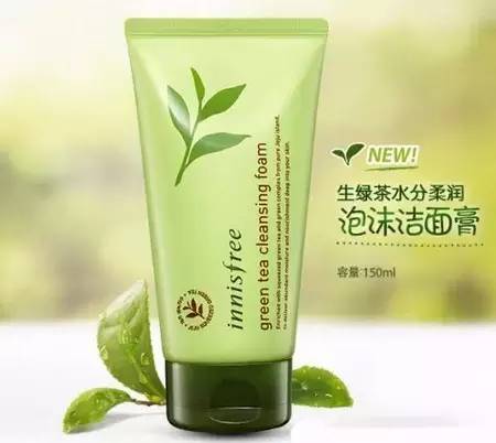韩国自然乐园株式会社洗面奶,innisfree韩国洗面奶