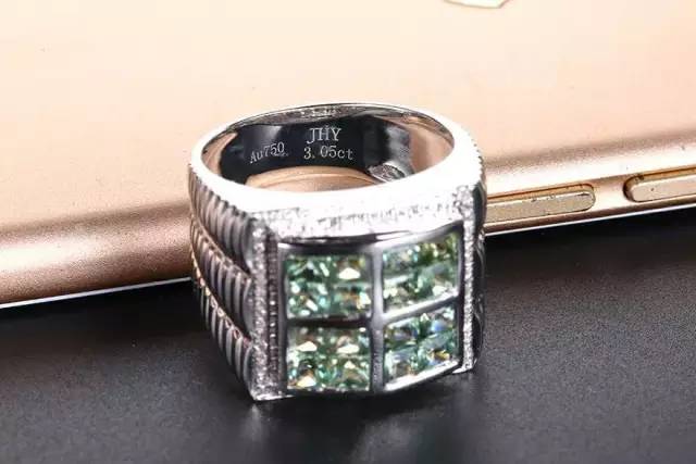 彩宝男戒：男人也可以如此风骚