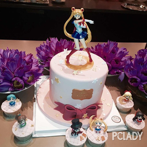 angelababy模仿美少女战士图 (angelababy为小女孩画美少女战士)