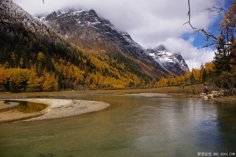 古道，细雨，暮雪-我的长坪沟半截秋色之旅