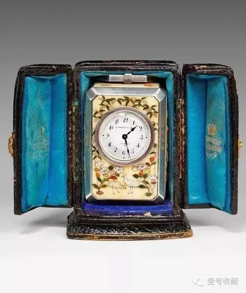 欧洲古董钟白色珐琅表盘,富玩珠宝穷玩表