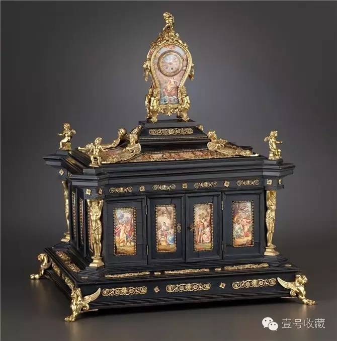 欧洲古董钟白色珐琅表盘,富玩珠宝穷玩表