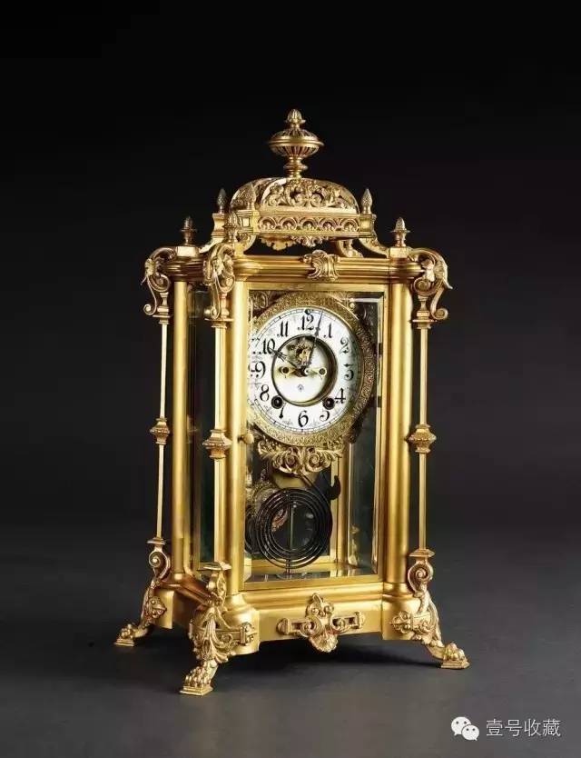 欧洲古董钟白色珐琅表盘,富玩珠宝穷玩表