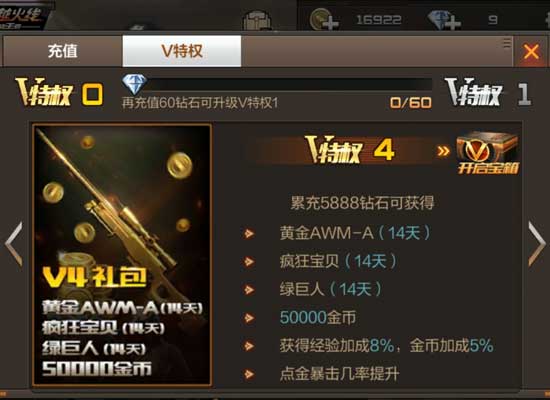 穿越火线1分钟看透VIP特权合理规划投资